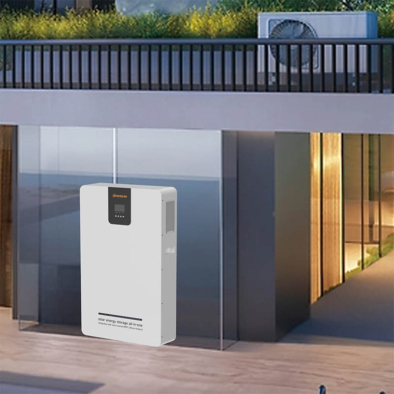 3KW All In One Power System Solar Inverter With Lithium Iron Battery 51.2V 200Ah Power Storage Systems Pv Factor Back Ups
