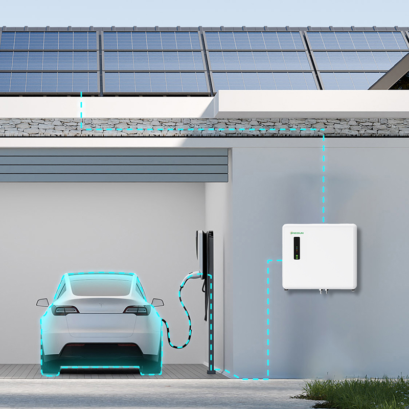 Onesun Hybrid Solar 3 Phase Inverter 8KW for Residential Energy Storage