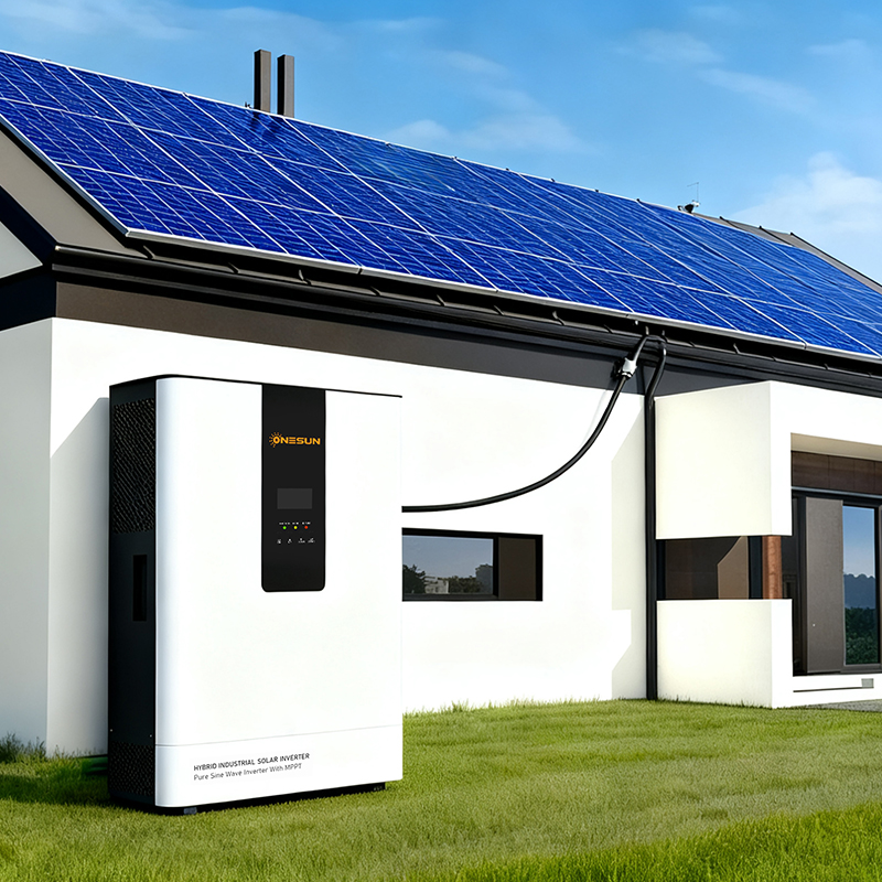Onesun Suppliers Industrial Frequency 3Kw Hybrid Solar Inverter Mppt for Home Solar Energy System
