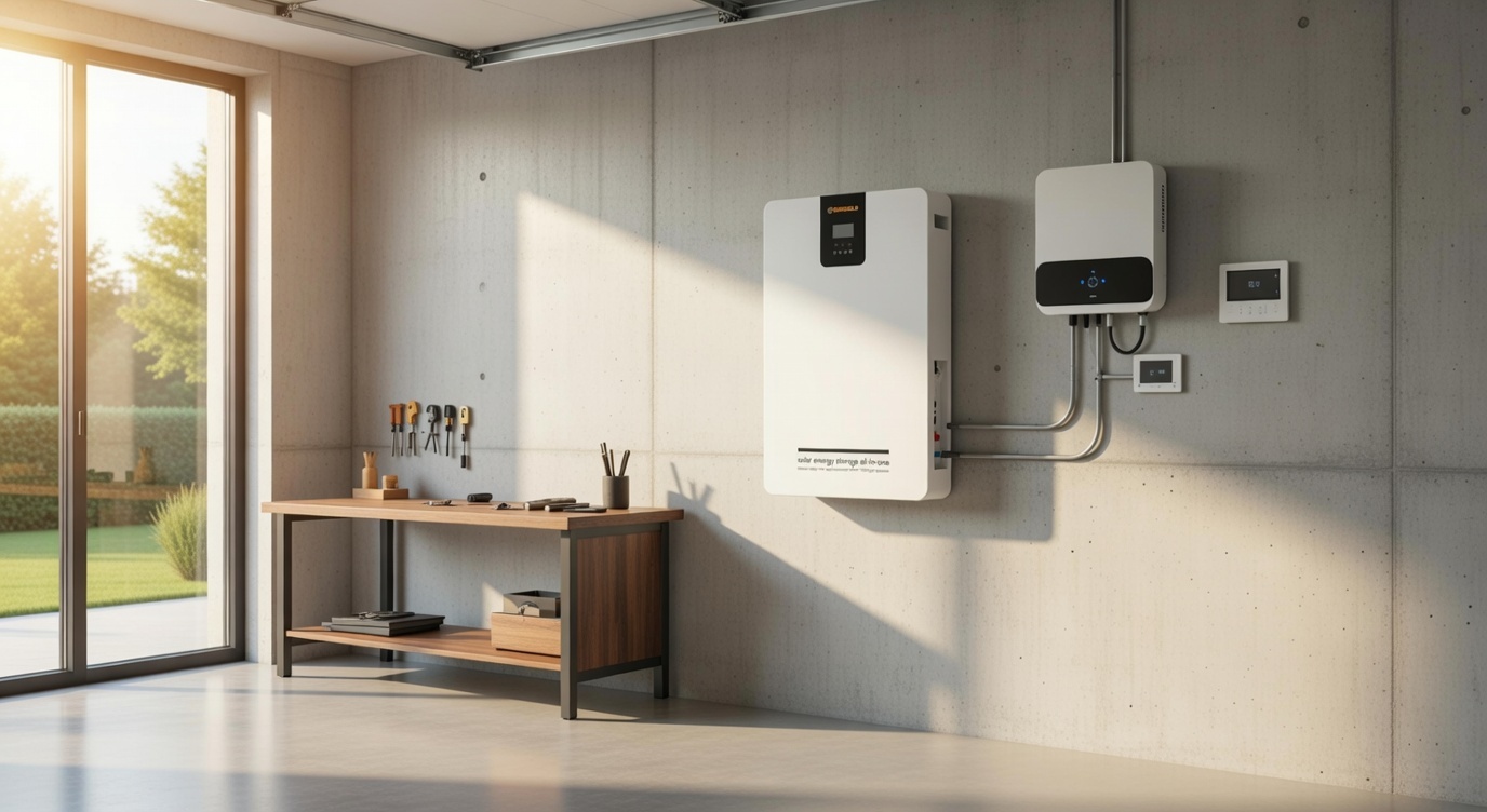 Stand All-in-One Energy Storage System | ONESUN OEM & ODM Battery Pack Manufacturer | Solar Inverter with LiFePO4 Storage Solution